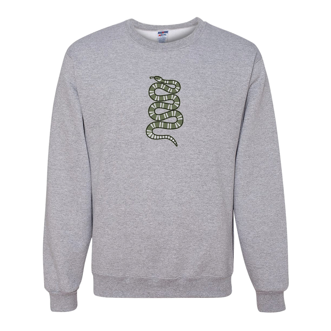 Color of The Month Low 1s Crewneck Sweatshirt | Coiled Snake, Ash