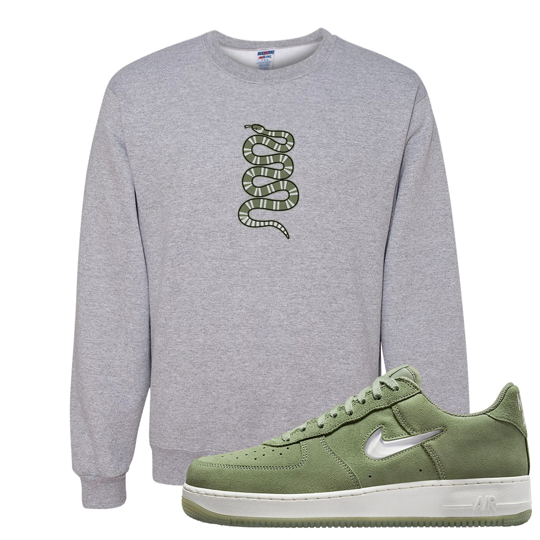 Color of The Month Low 1s Crewneck Sweatshirt | Coiled Snake, Ash