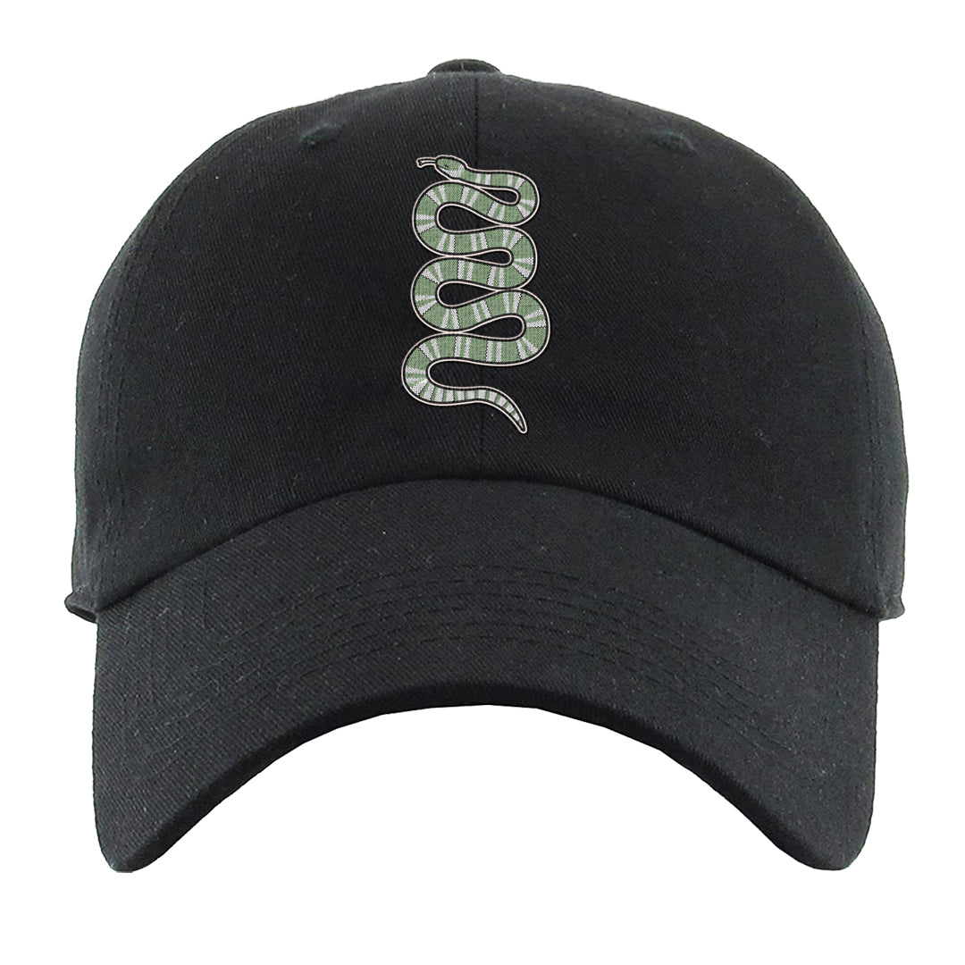 Color of The Month Low 1s Dad Hat | Coiled Snake, Black