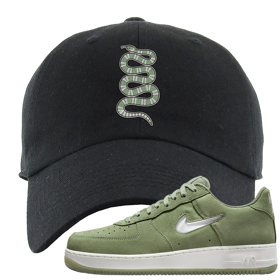 Color of The Month Low 1s Dad Hat | Coiled Snake, Black