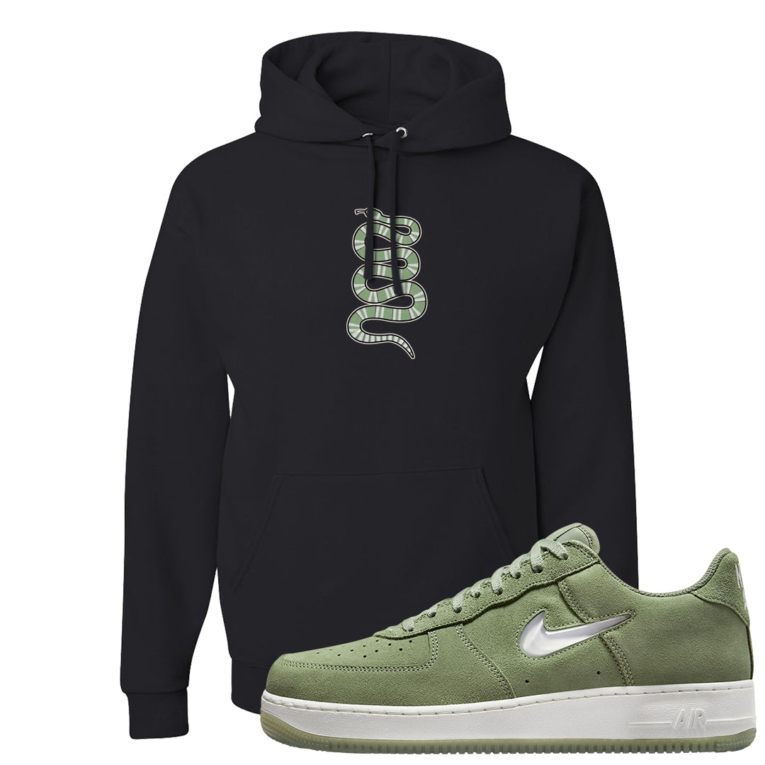 Color of The Month Low 1s Hoodie | Coiled Snake, Black