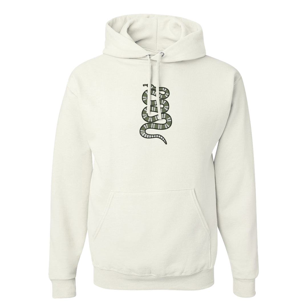 Color of The Month Low 1s Hoodie | Coiled Snake, White