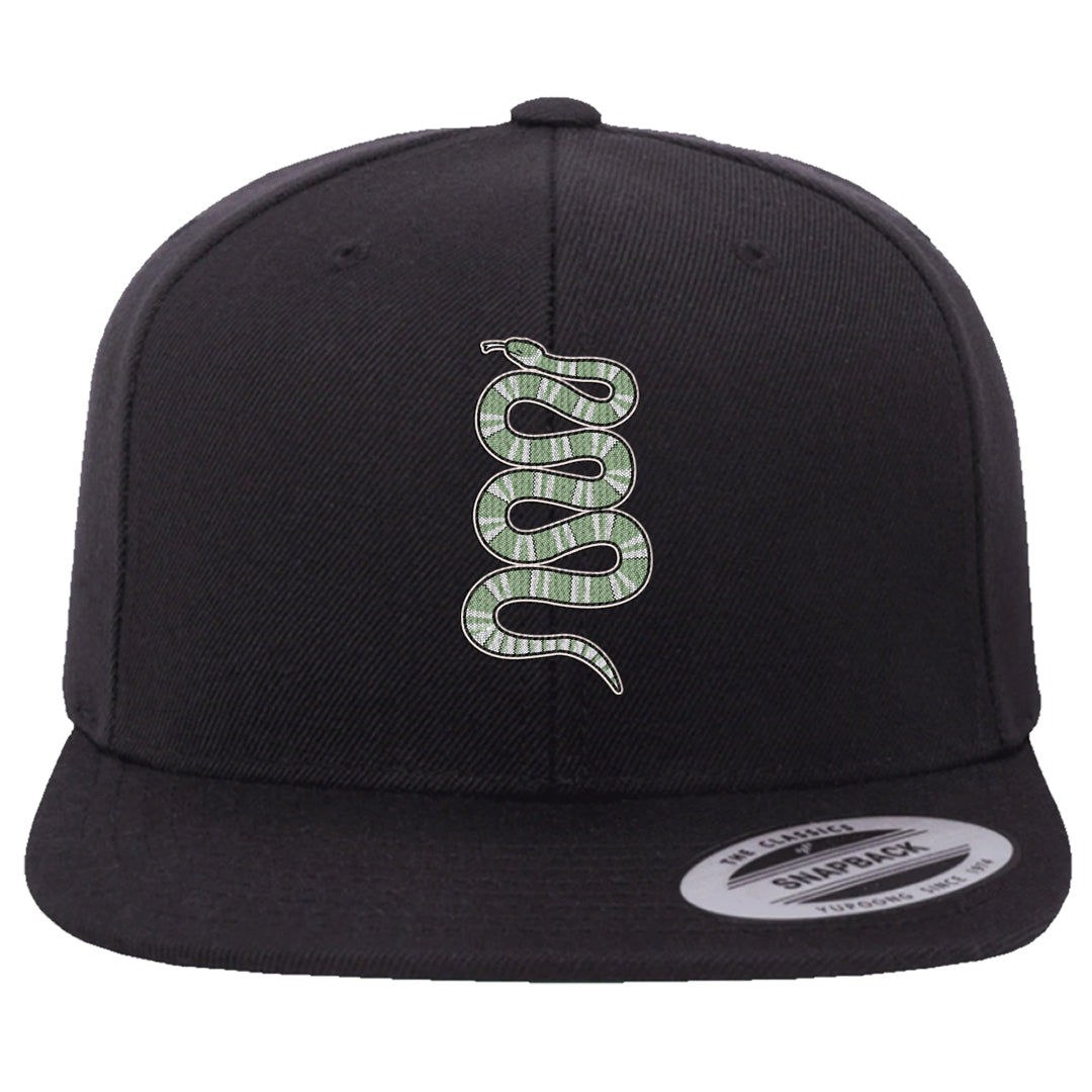 Color of The Month Low 1s Snapback Hat | Coiled Snake, Black