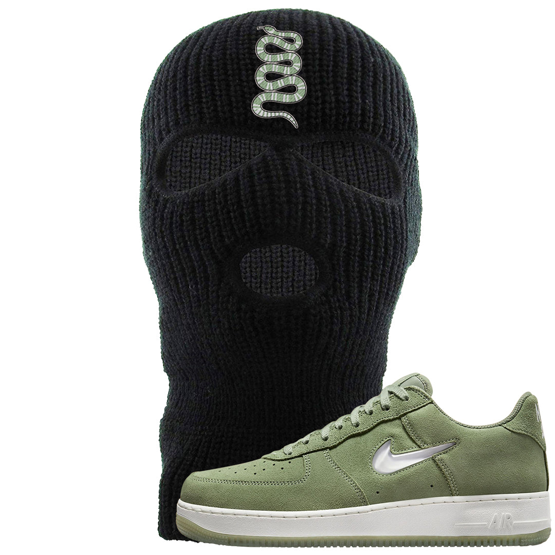 Color of The Month Low 1s Ski Mask | Coiled Snake, Black