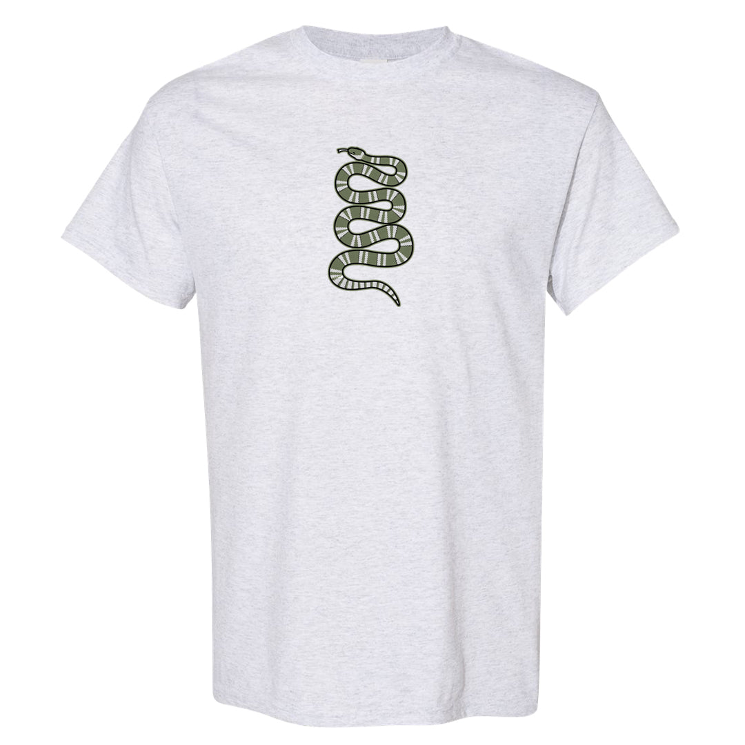 Color of The Month Low 1s T Shirt | Coiled Snake, Ash