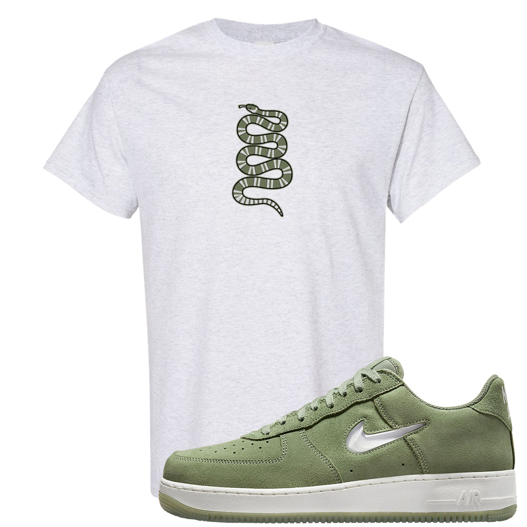 Color of The Month Low 1s T Shirt | Coiled Snake, Ash