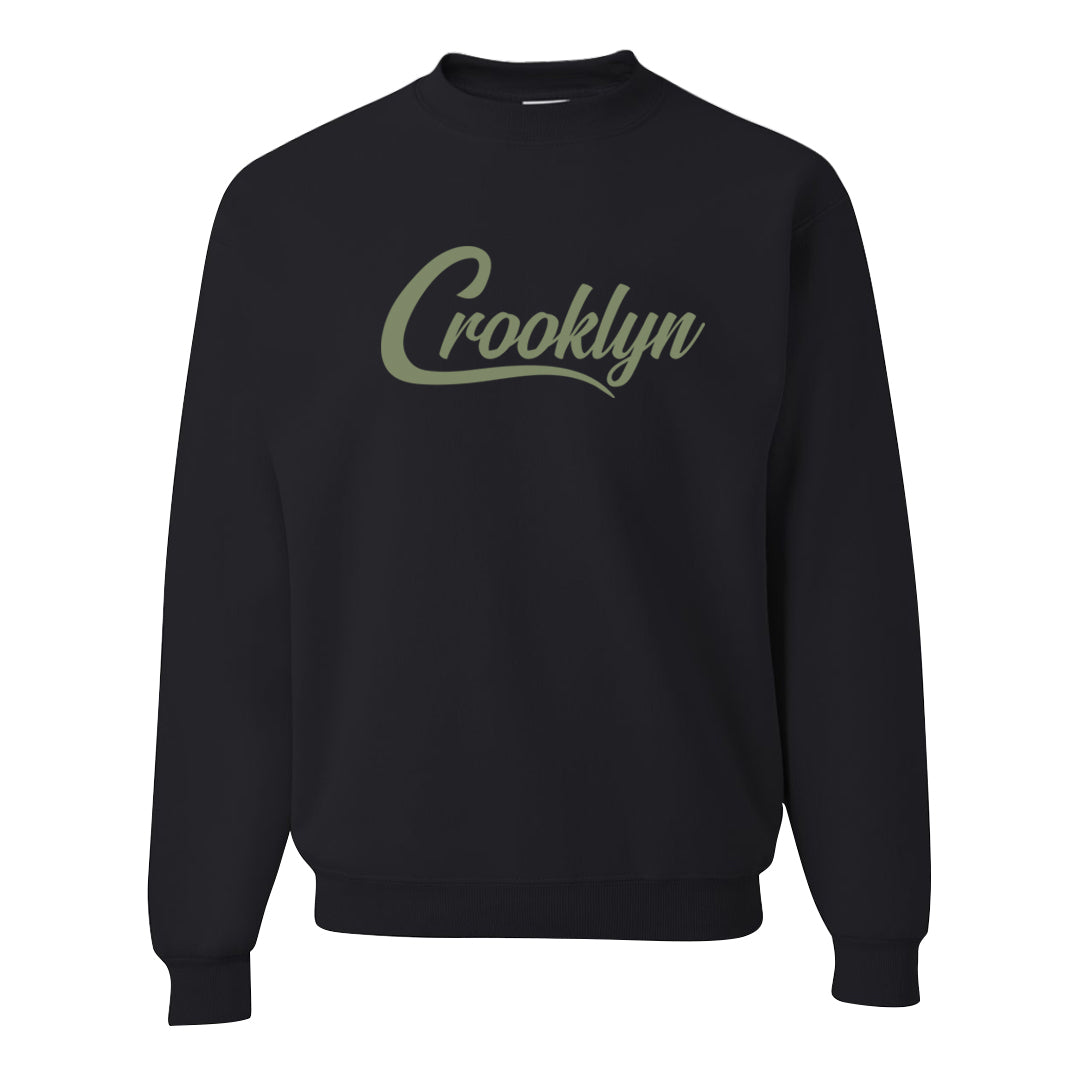 Color of The Month Low 1s Crewneck Sweatshirt | Crooklyn, Black