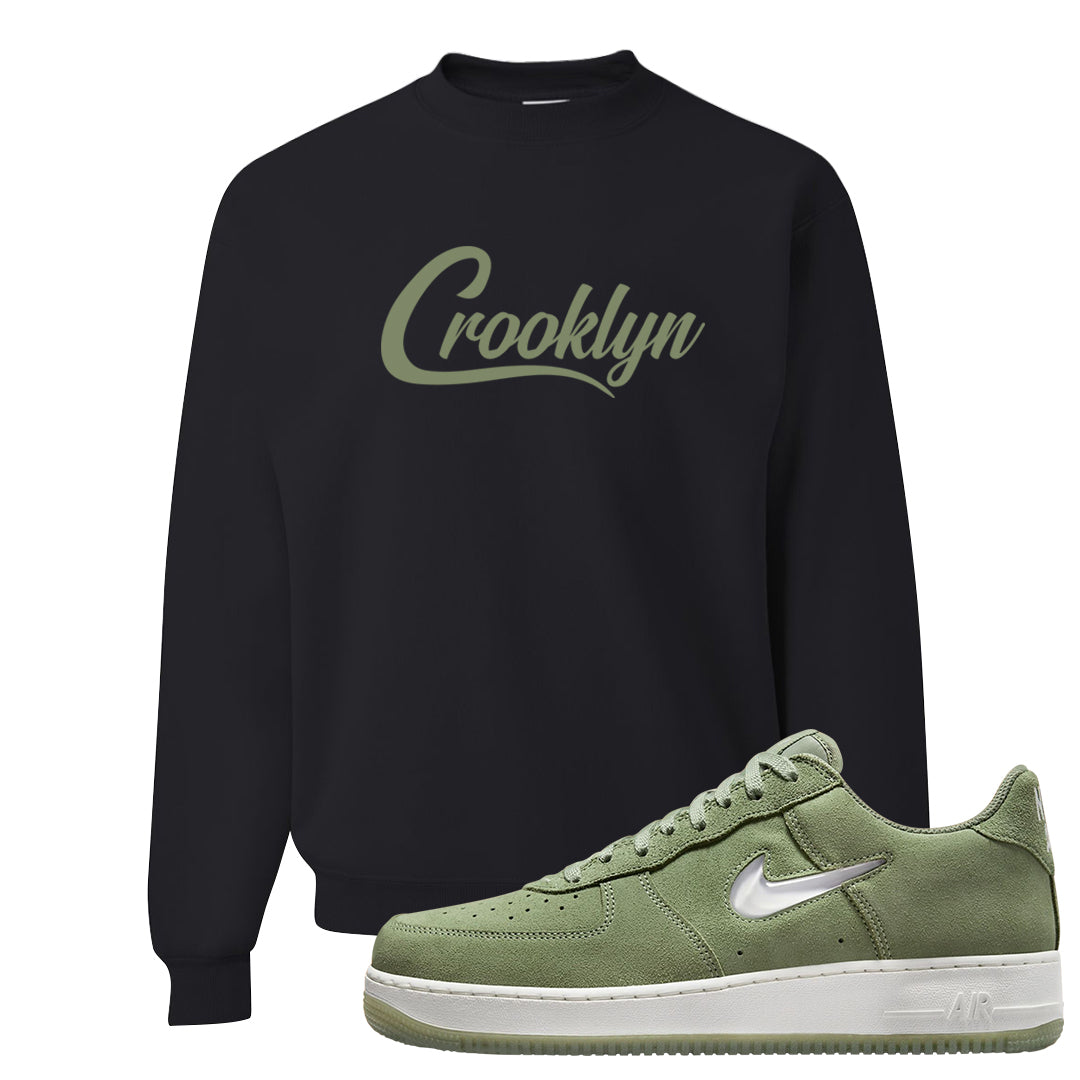 Color of The Month Low 1s Crewneck Sweatshirt | Crooklyn, Black