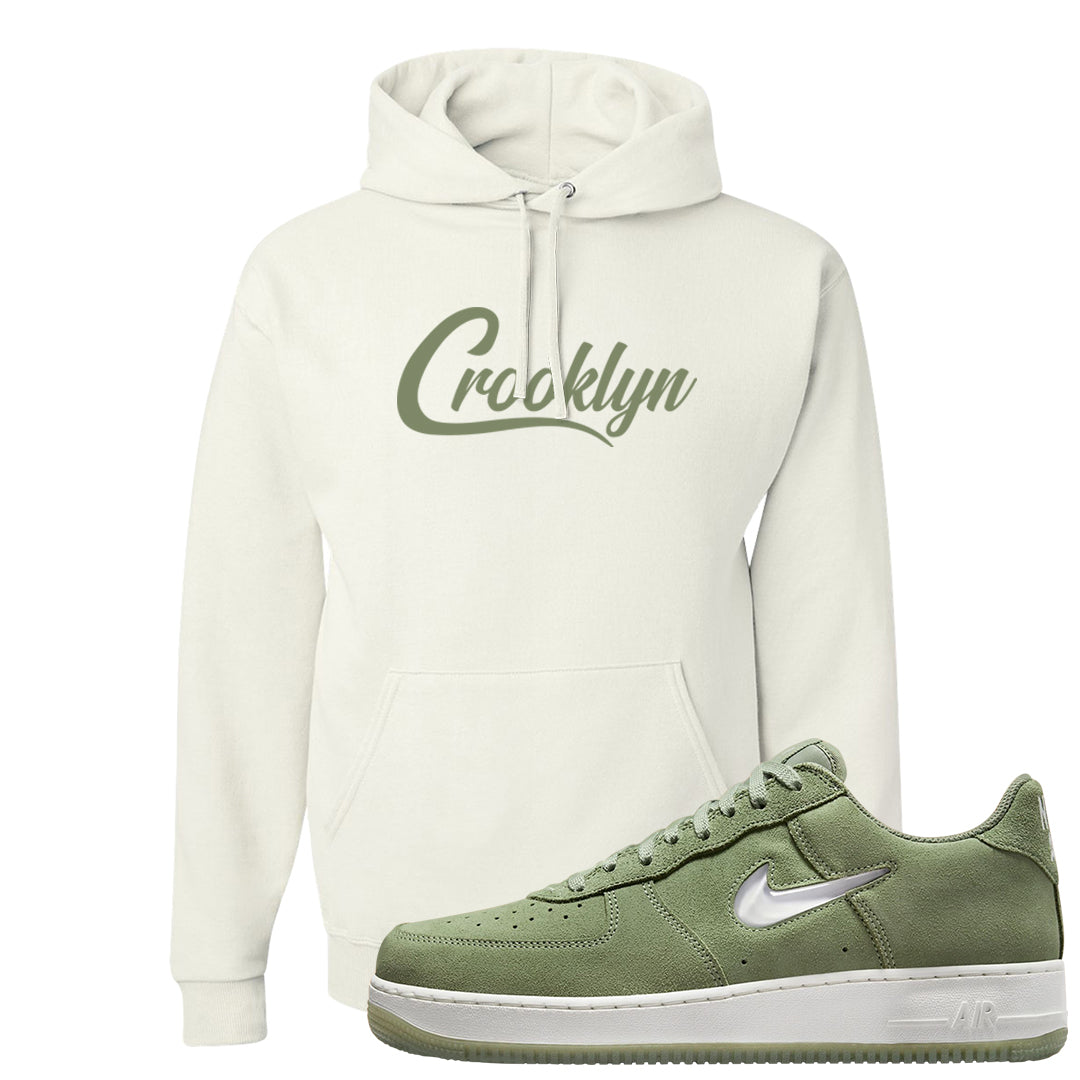 Color of The Month Low 1s Hoodie | Crooklyn, White