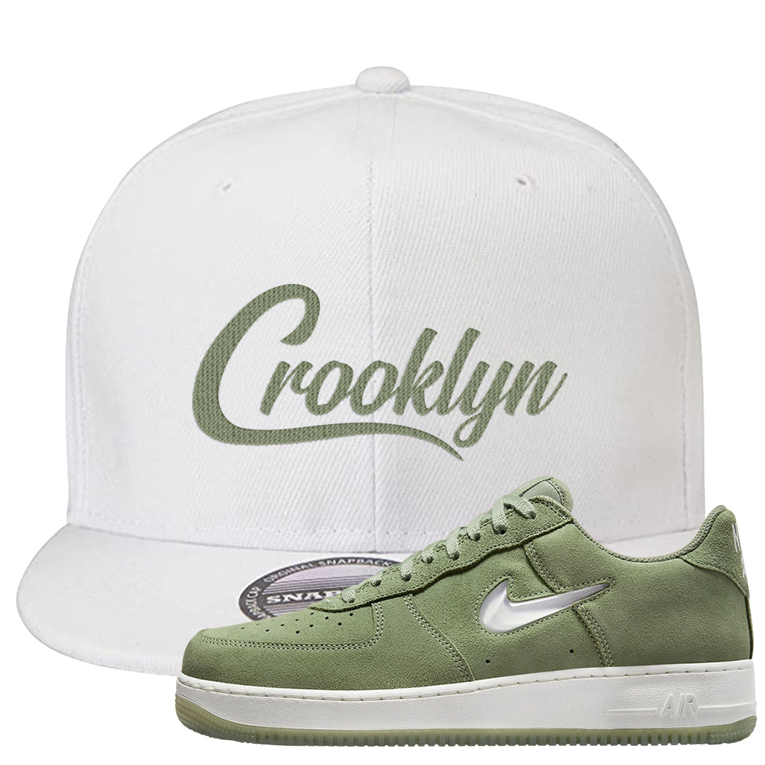 Color of The Month Low 1s Snapback Hat | Crooklyn, White