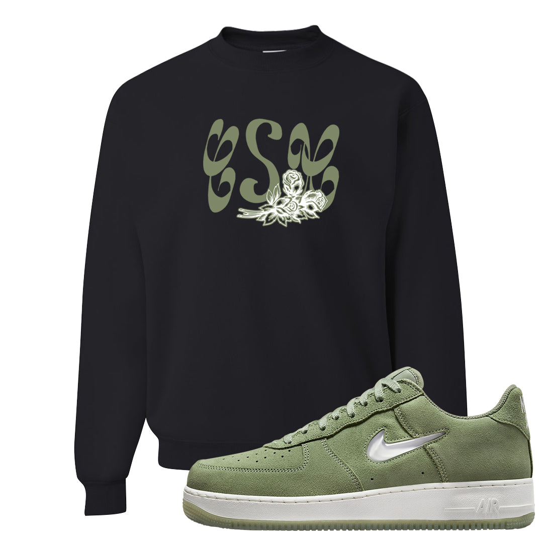 Color of The Month Low 1s Crewneck Sweatshirt | Certified Sneakerhead, Black