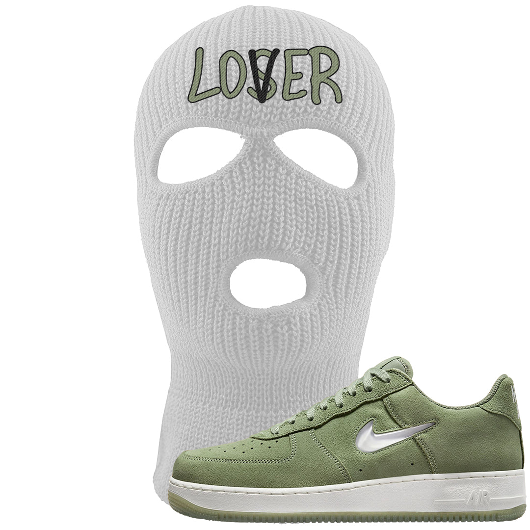 Color of The Month Low 1s Ski Mask | Lover, White