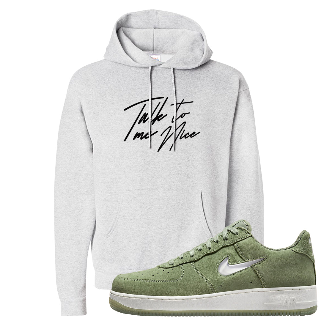 Color of The Month Low 1s Hoodie | Talk To Me Nice, Ash