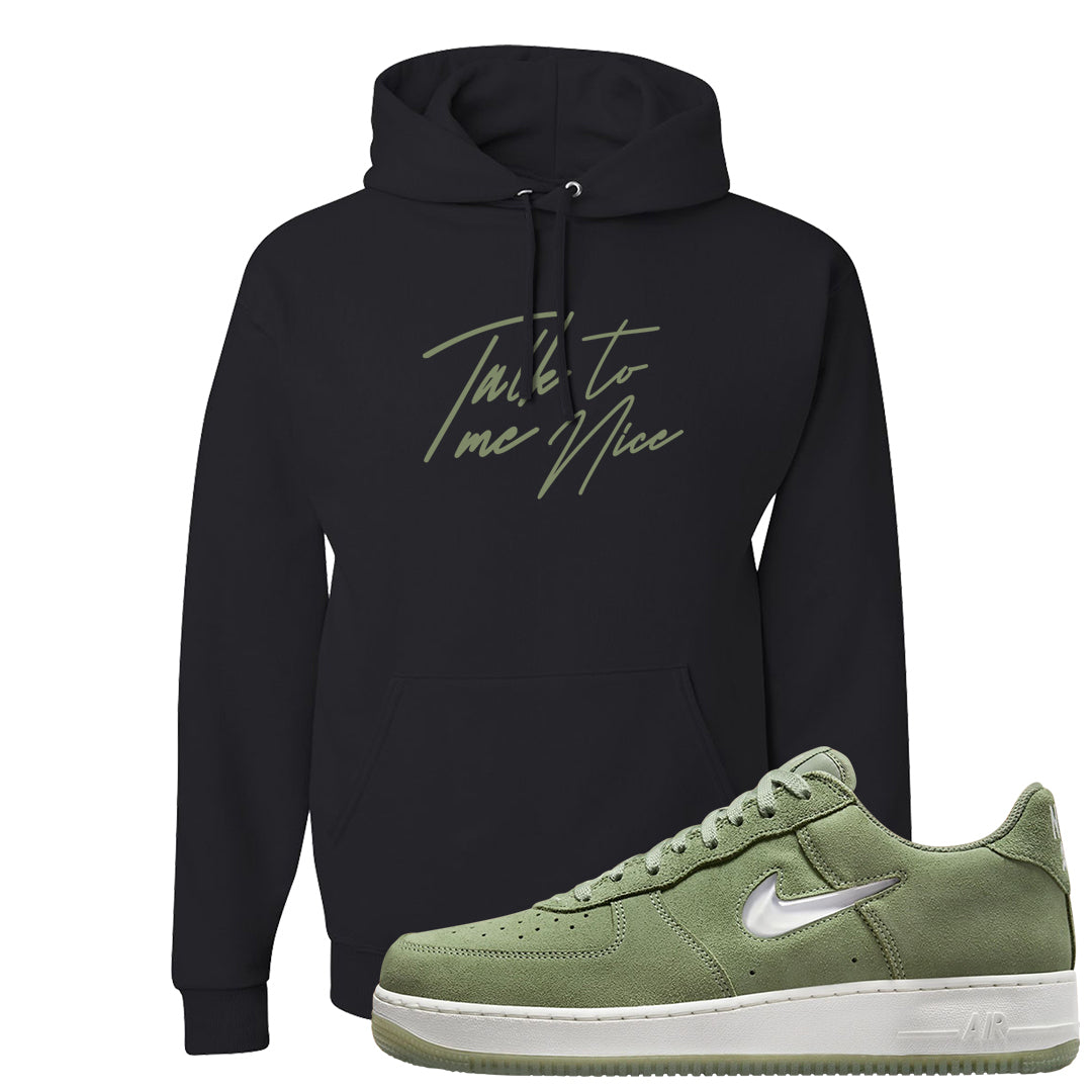 Color of The Month Low 1s Hoodie | Talk To Me Nice, Black