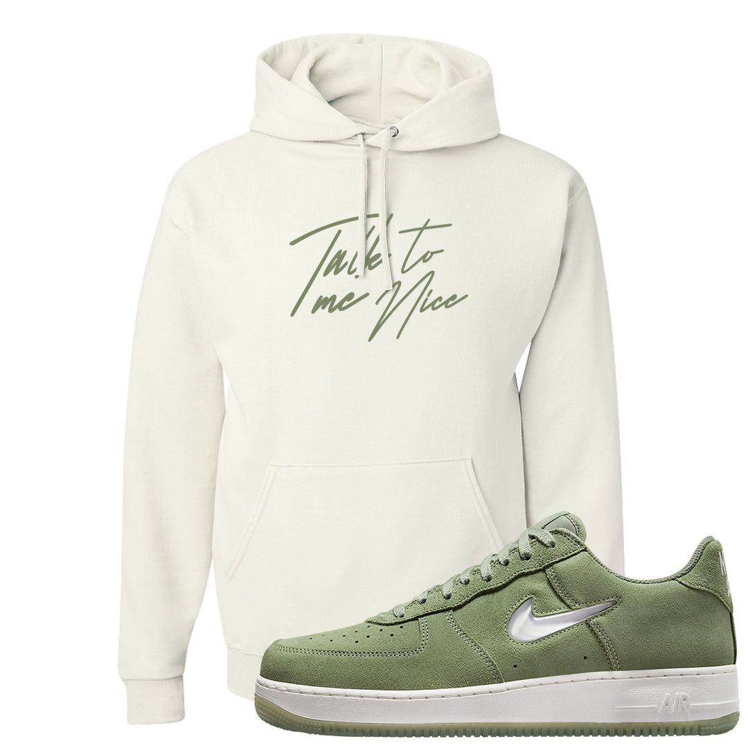 Color of The Month Low 1s Hoodie | Talk To Me Nice, White