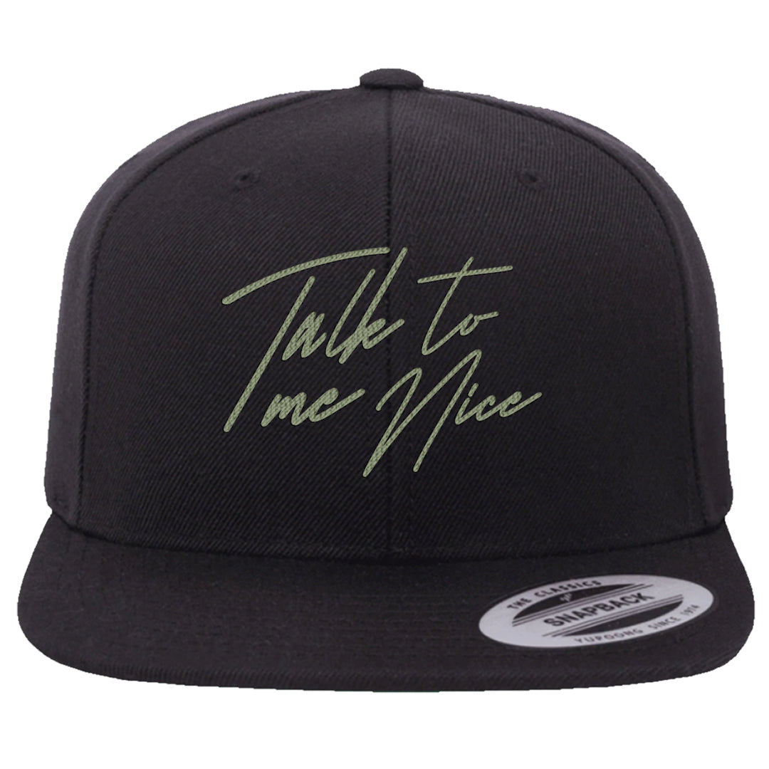 Color of The Month Low 1s Snapback Hat | Talk To Me Nice, Black