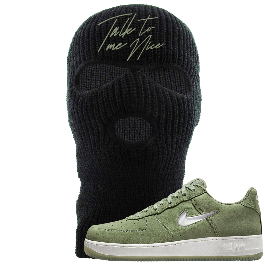 Color of The Month Low 1s Ski Mask | Talk To Me Nice, Black