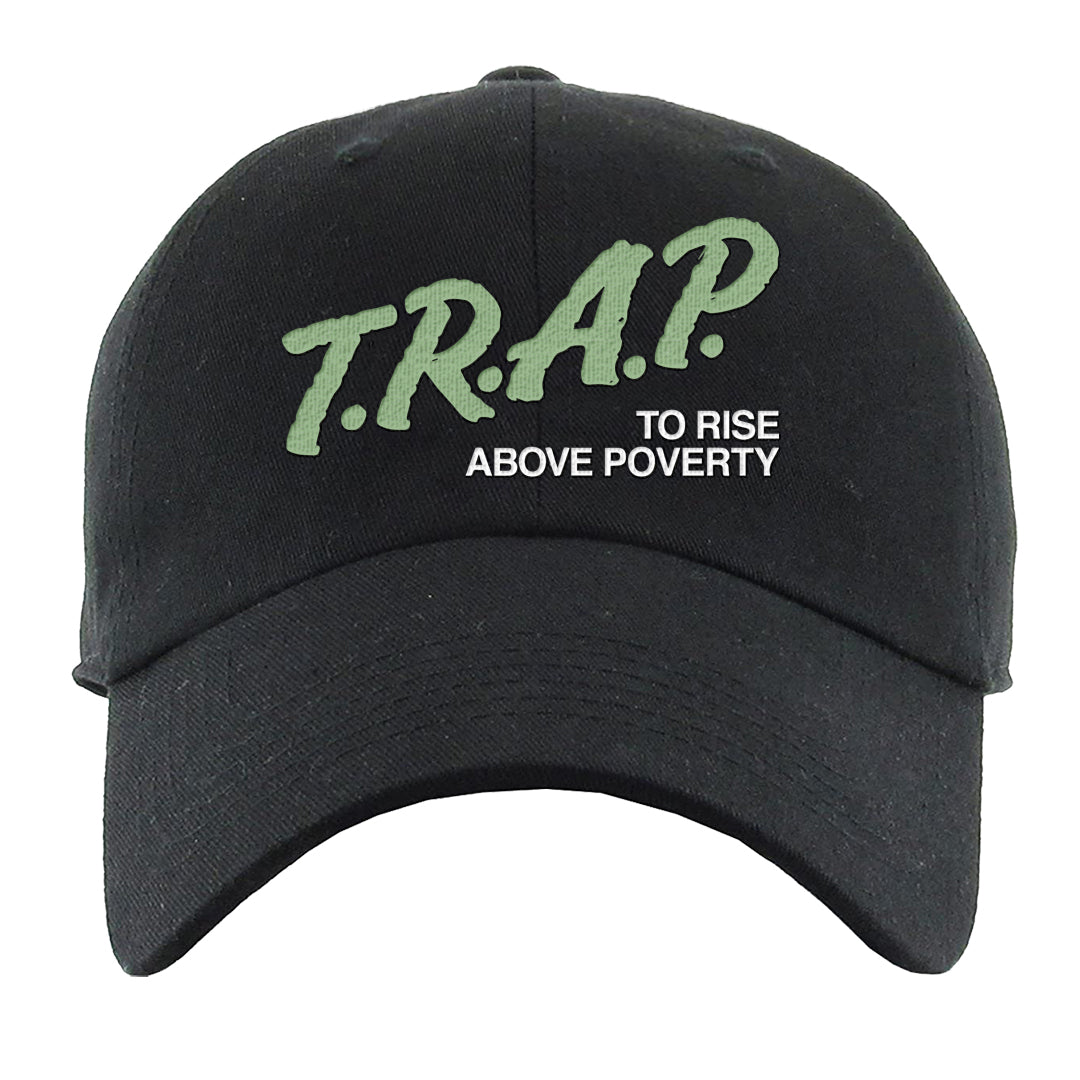 Color of The Month Low 1s Dad Hat | Trap To Rise Above Poverty, Black