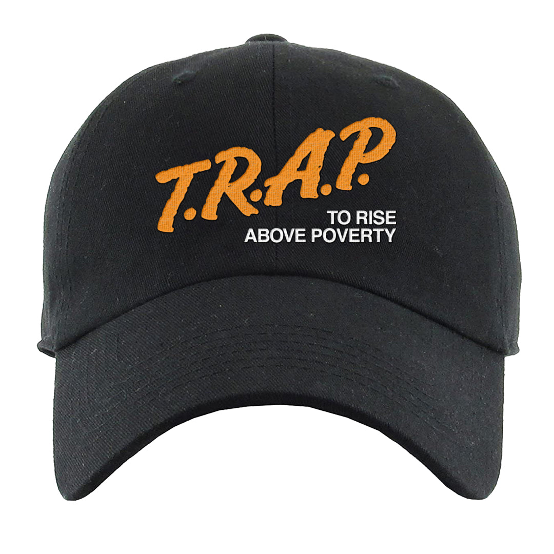 Gorge Green AF1s Dad Hat | Trap To Rise Above Poverty, Black