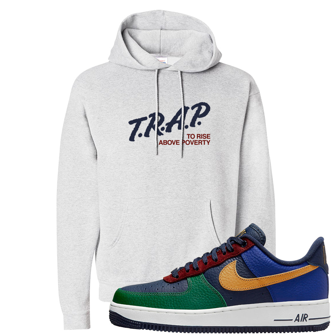 Gorge Green AF1s Hoodie | Trap To Rise Above Poverty, Ash