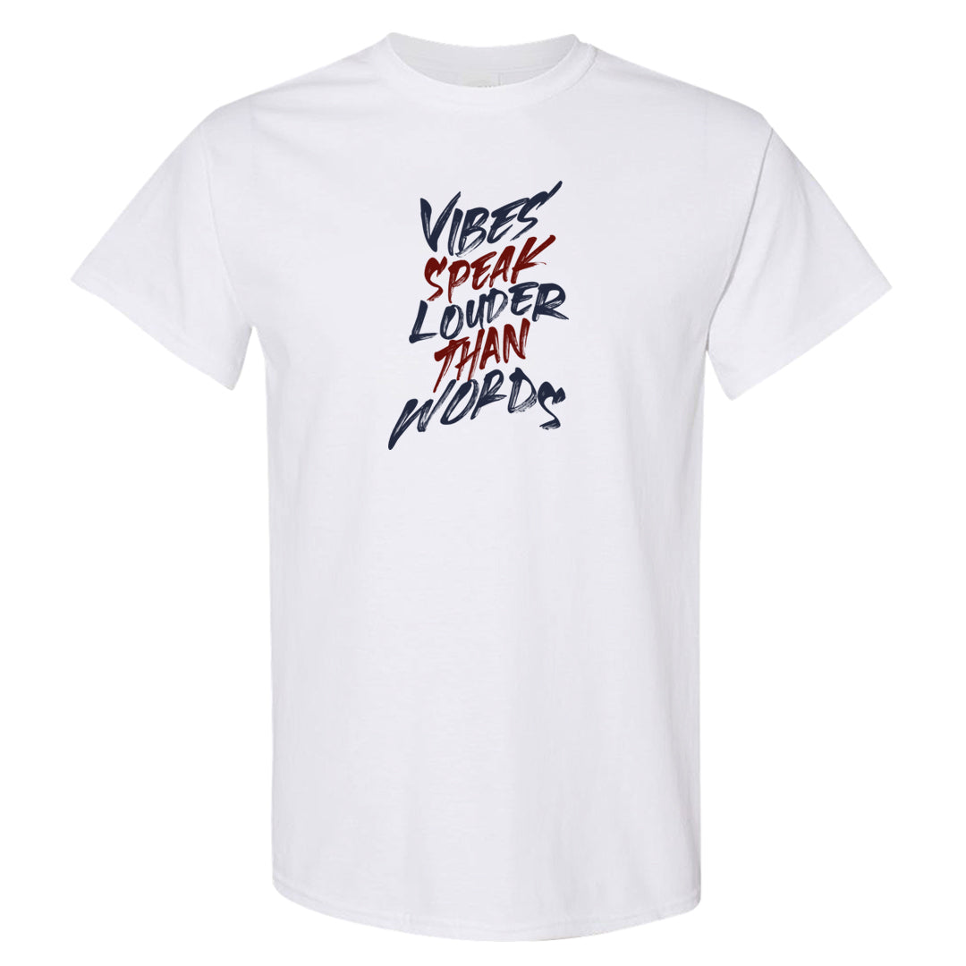 Gorge Green AF1s T Shirt | Vibes Speak Louder Than Words, White