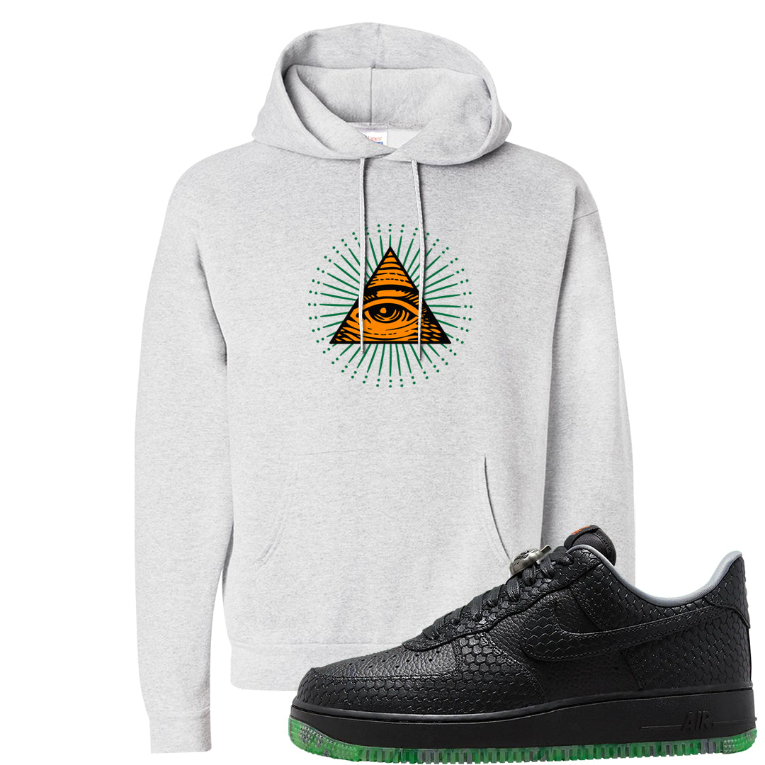 Halloween Low 1s Hoodie | All Seeing Eye, Ash