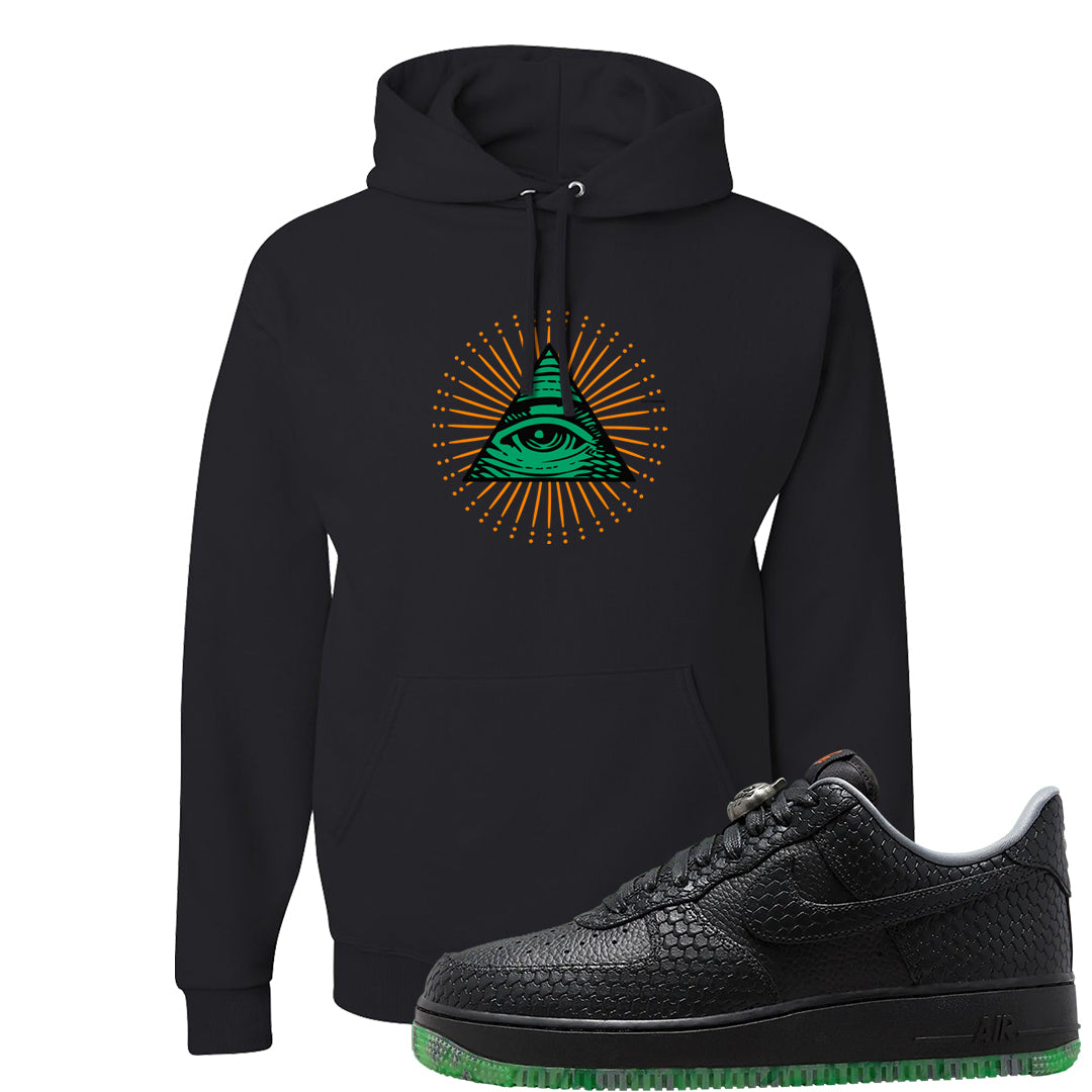 Halloween Low 1s Hoodie | All Seeing Eye, Black