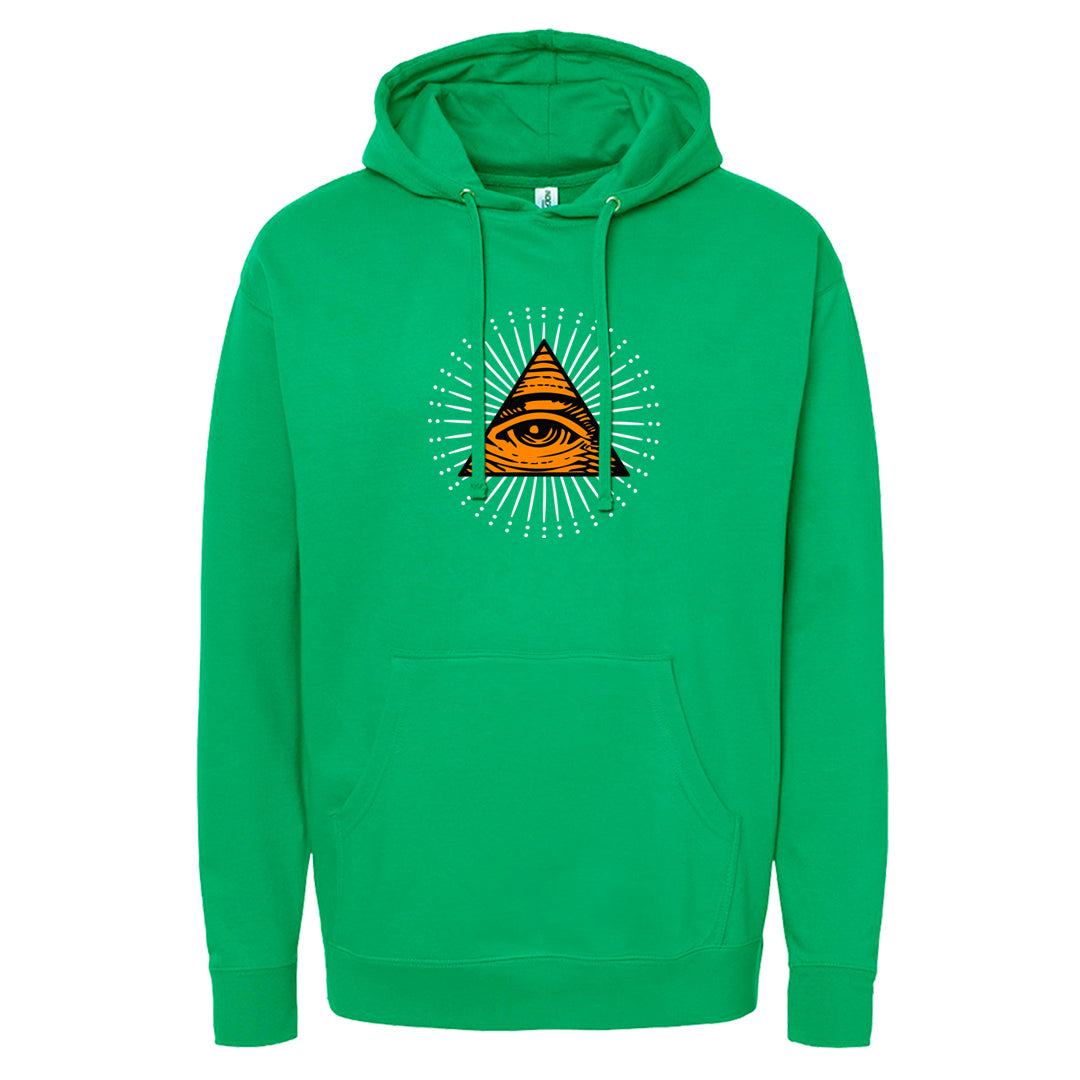 Halloween Low 1s Hoodie | All Seeing Eye, Irish Green