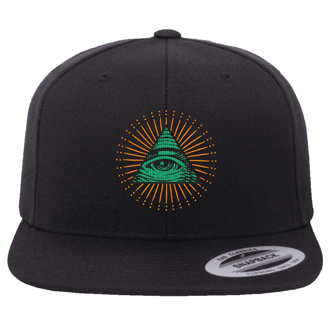 Halloween Low 1s Snapback Hat | All Seeing Eye, Black