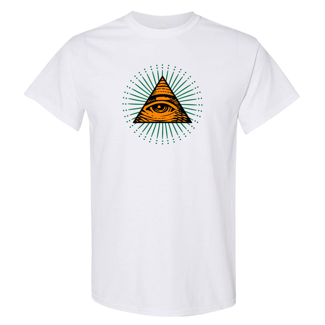 Halloween Low 1s T Shirt | All Seeing Eye, White