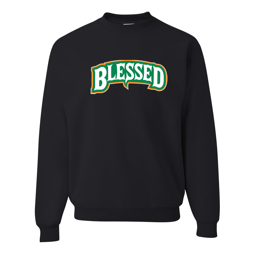 Halloween Low 1s Crewneck Sweatshirt | Blessed Arch, Black