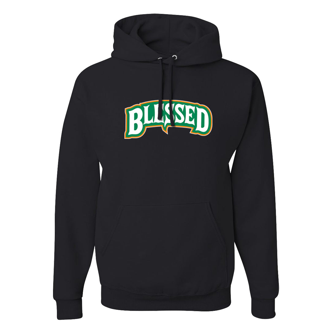 Halloween Low 1s Hoodie | Blessed Arch, Black