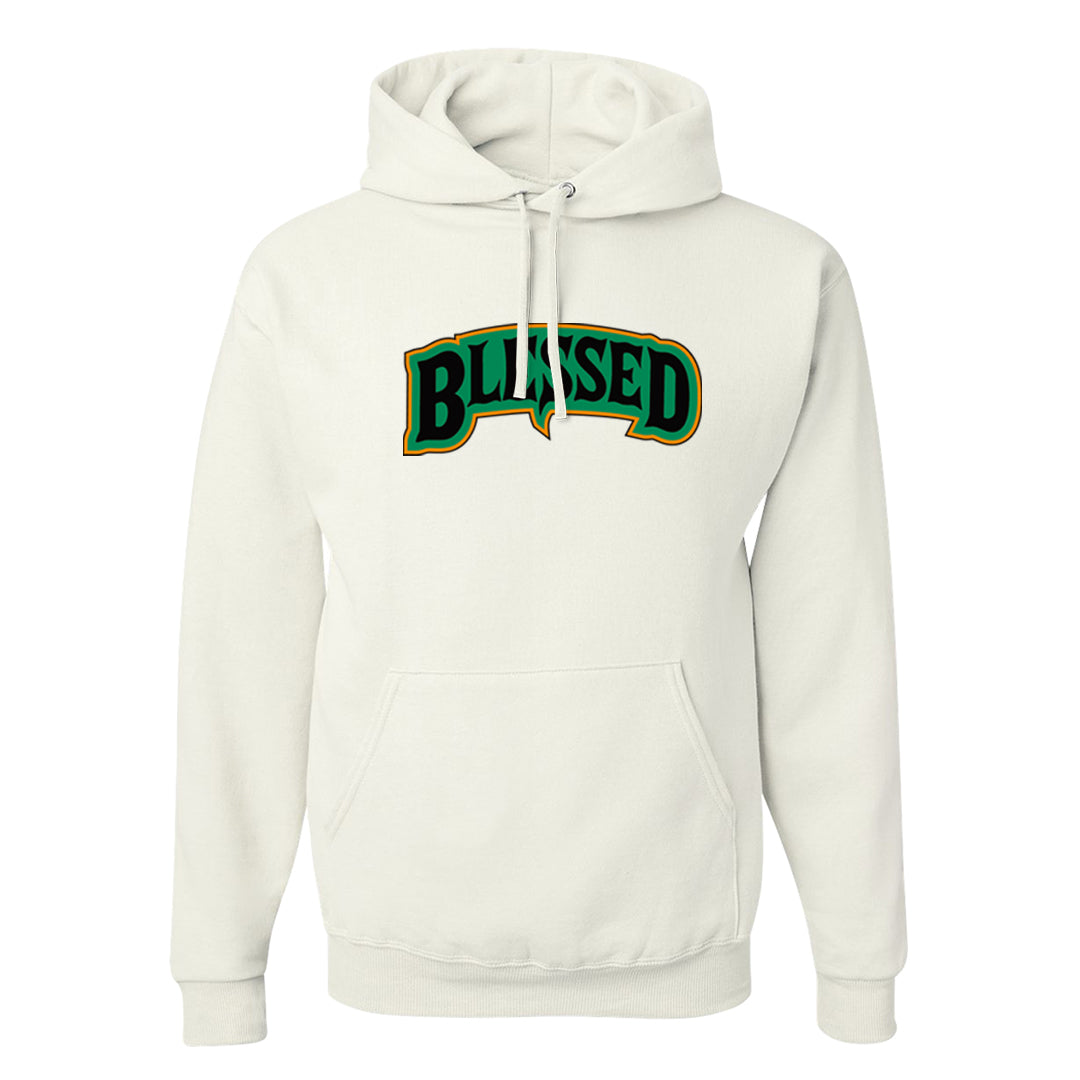 Halloween Low 1s Hoodie | Blessed Arch, White