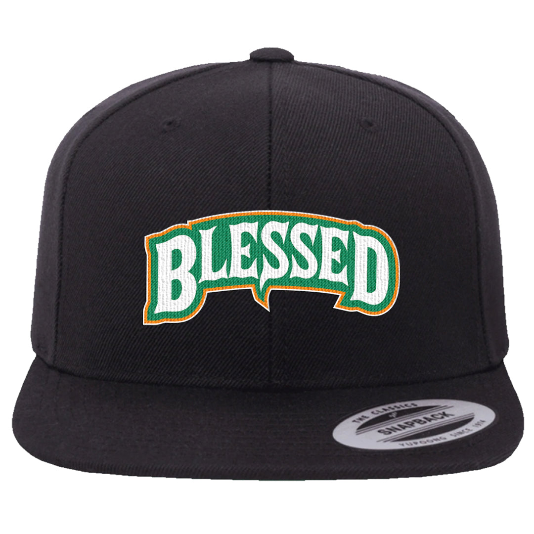 Halloween Low 1s Snapback Hat | Blessed Arch, Black