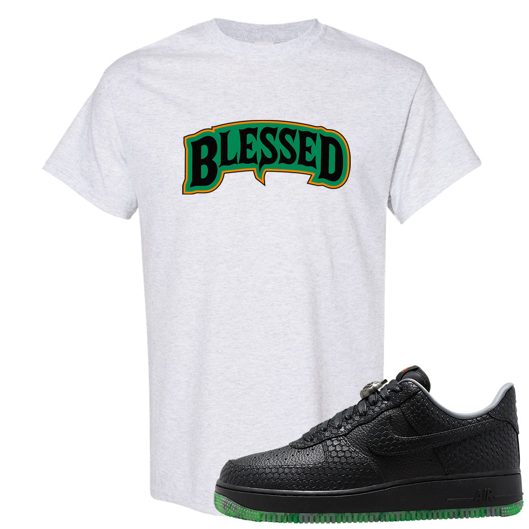 Halloween Low 1s T Shirt | Blessed Arch, Ash