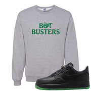 Halloween Low 1s Crewneck Sweatshirt | Bot Buster, Ash