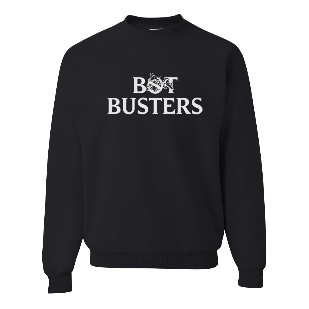 Halloween Low 1s Crewneck Sweatshirt | Bot Buster, Black