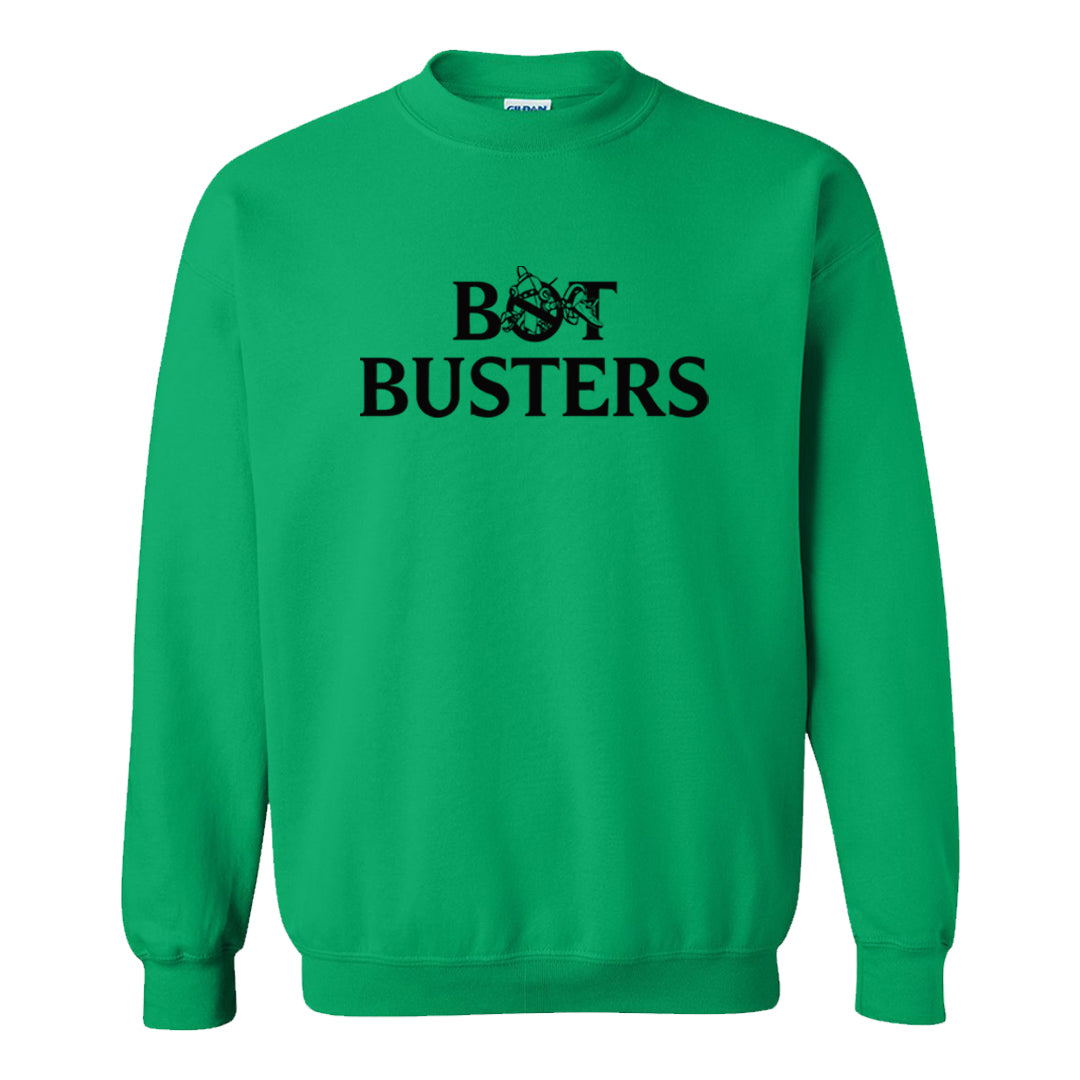 Halloween Low 1s Crewneck Sweatshirt | Bot Buster, Irish Green