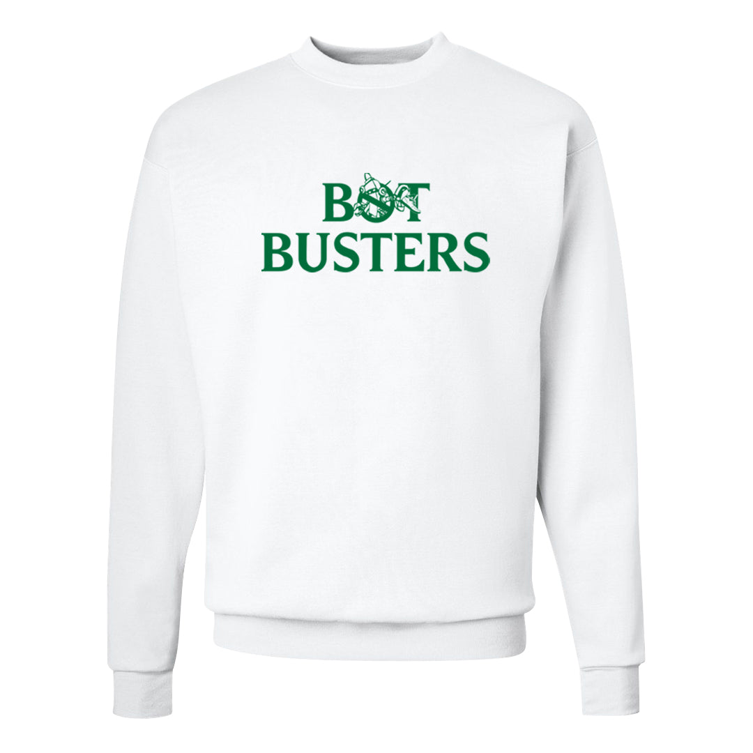 Halloween Low 1s Crewneck Sweatshirt | Bot Buster, White