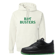 Halloween Low 1s Hoodie | Bot Buster, White