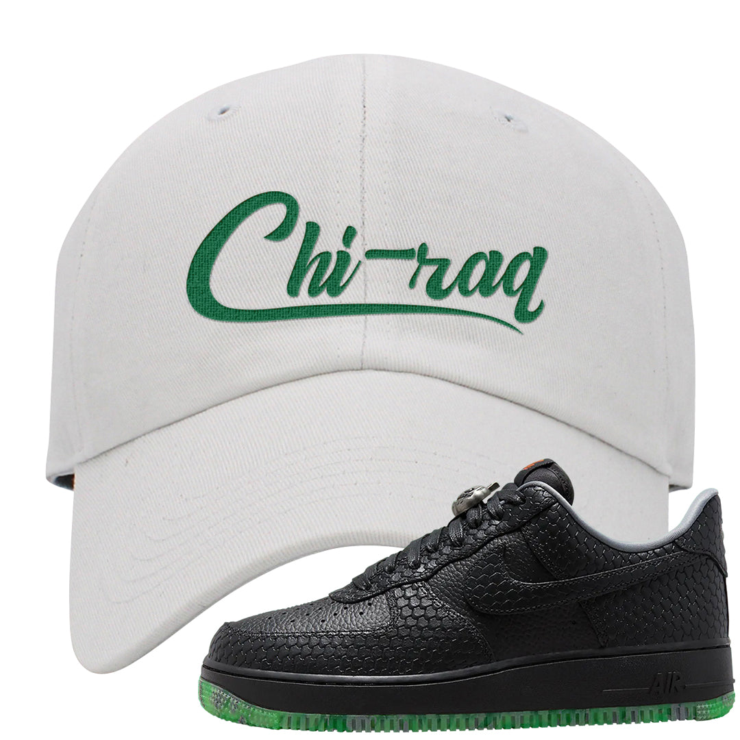 Halloween Low 1s Dad Hat | Chiraq, White