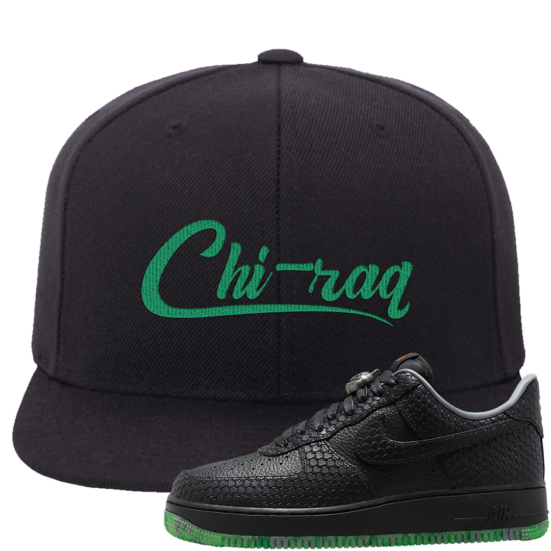 Halloween Low 1s Snapback Hat | Chiraq, Black