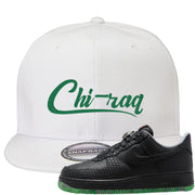 Halloween Low 1s Snapback Hat | Chiraq, White