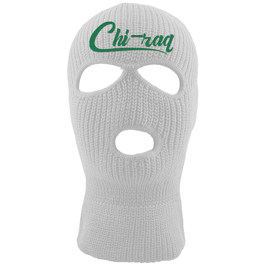 Halloween Low 1s Ski Mask | Chiraq, White