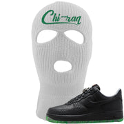 Halloween Low 1s Ski Mask | Chiraq, White