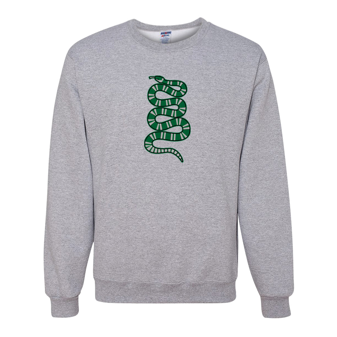 Halloween Low 1s Crewneck Sweatshirt | Coiled Snake, Ash