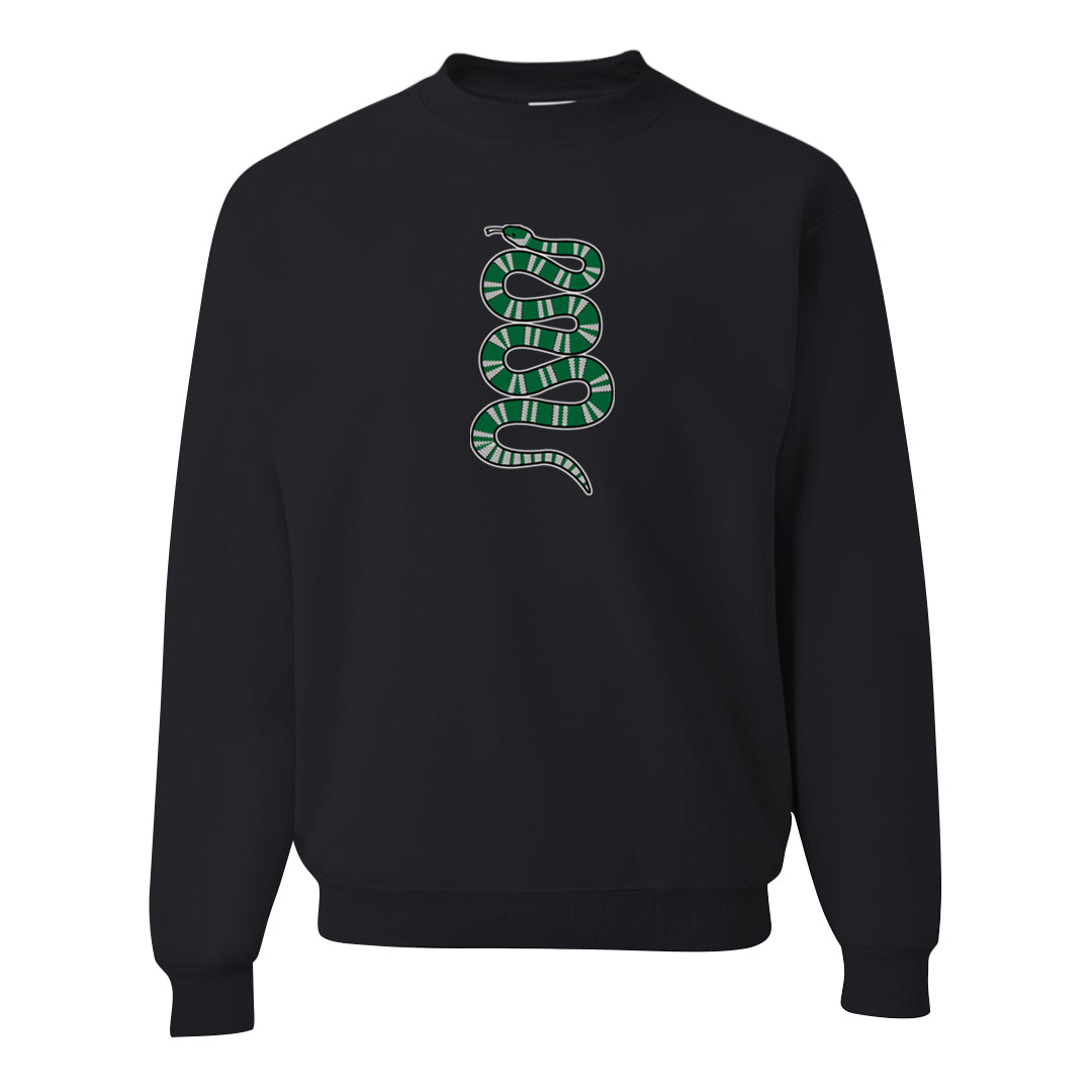 Halloween Low 1s Crewneck Sweatshirt | Coiled Snake, Black