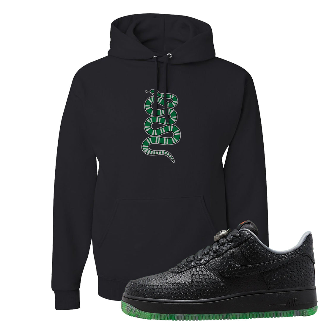 Halloween Low 1s Hoodie | Coiled Snake, Black