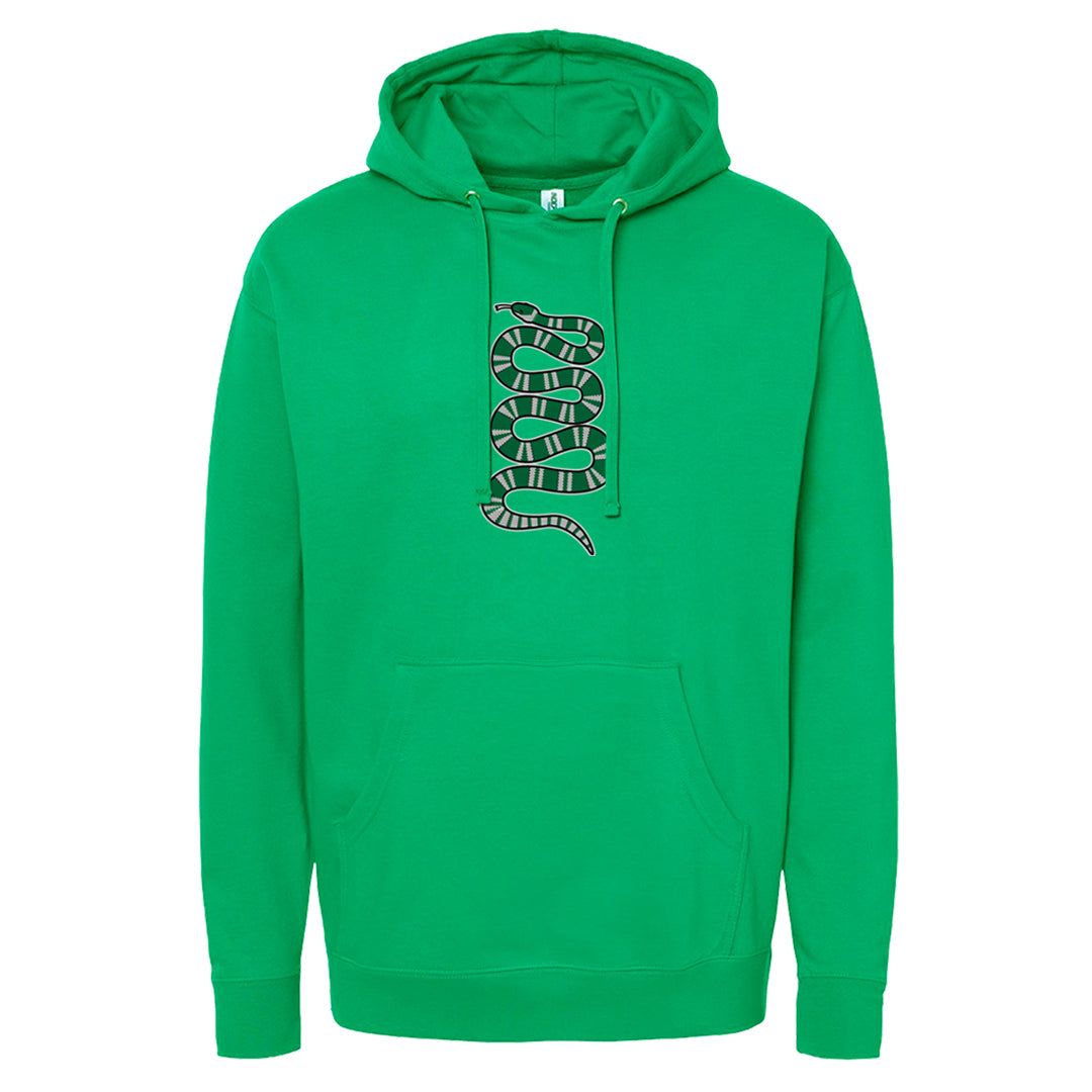 Halloween Low 1s Hoodie | Coiled Snake, Irish Green