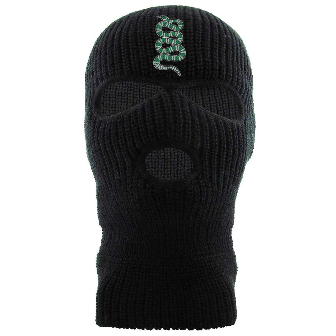 Halloween Low 1s Ski Mask | Coiled Snake, Black